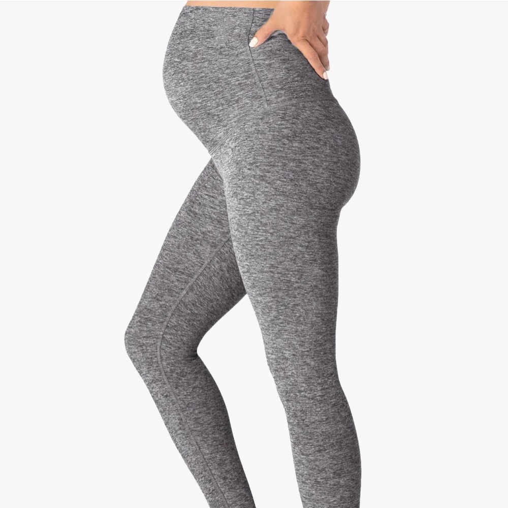 Beyond the bump space dye maternity leggings
